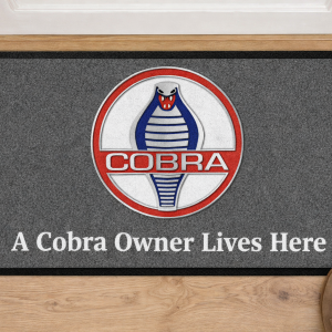 Doormat 70cm x 40cm - A Cobra Owner Lives Here